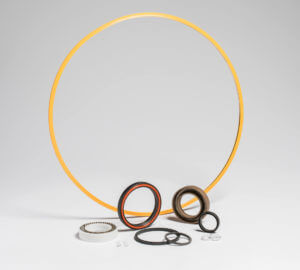 Large diameter polymer seal for wind energy